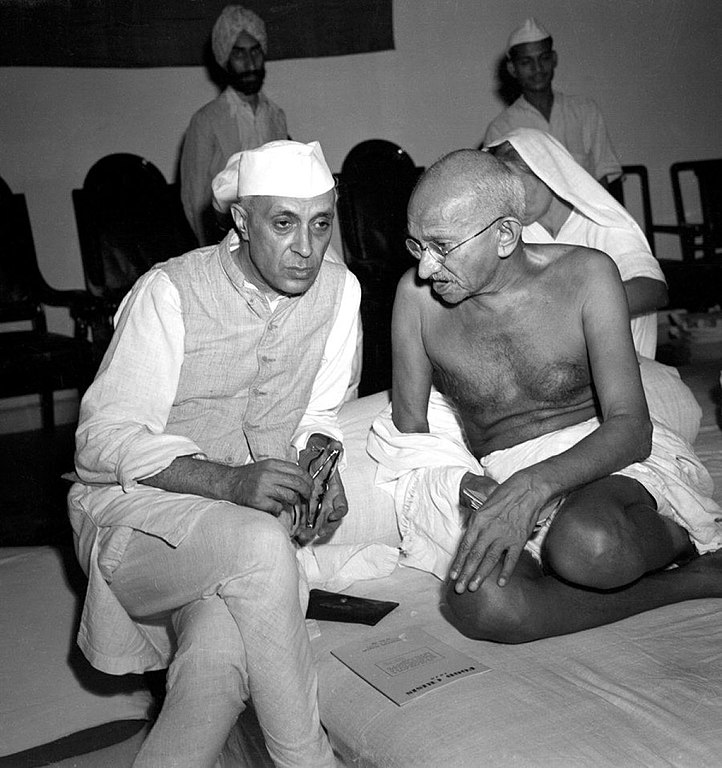 Mahatma Gandhi and Nehru