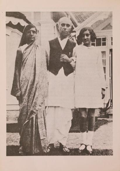 Jawaharlal Nehru and Kamala Nehru and Indira